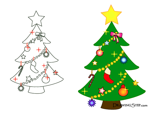 Cartoon Christmas Trees Pictures Wallpapers